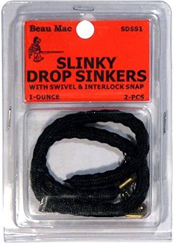Beau Mac Slinky Drop Sinker SDSS1 - 1 oz - 2 Pack