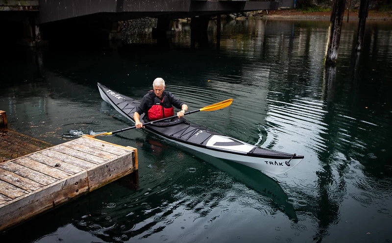 Trak 2.0 Foldable Kayak - Yellow with Light Blue