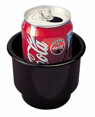 Seadog Flush Mount Combo Drink Holder 588060-1 - 4" - Black