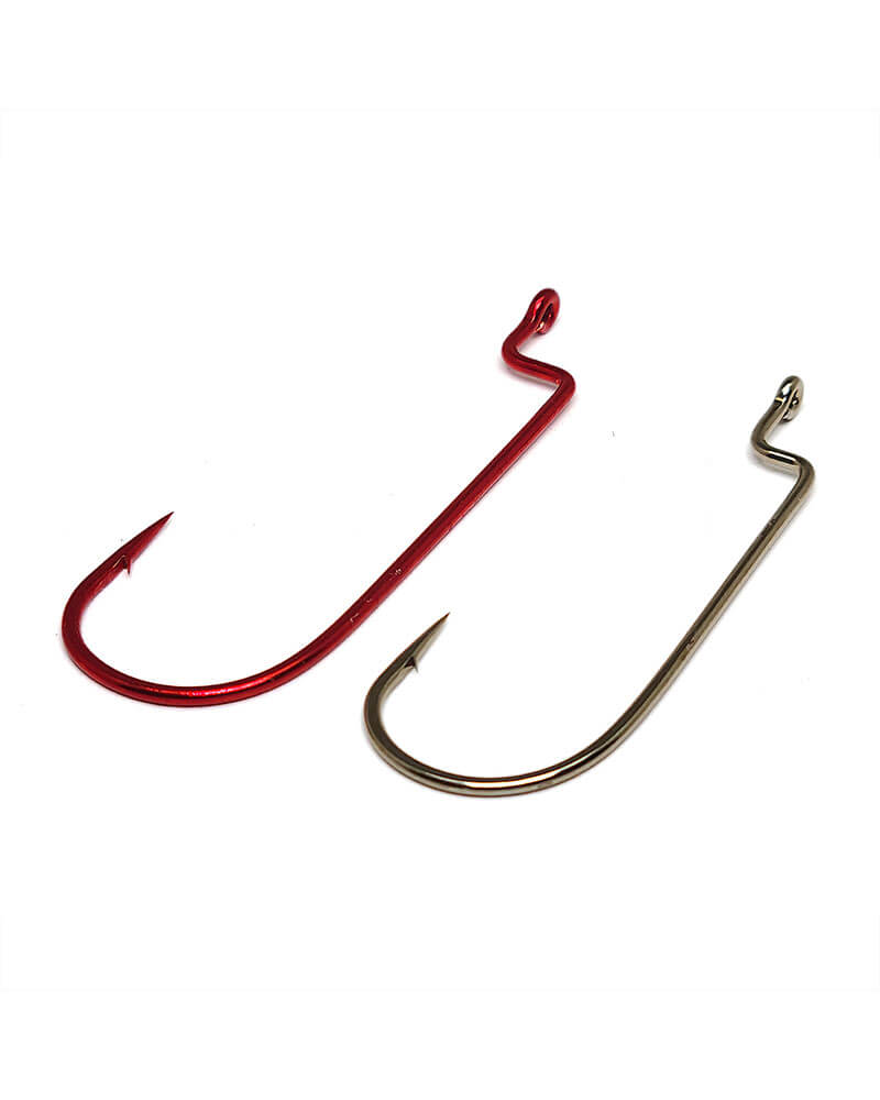 Gamakatsu Worm Hook, Offset Shank, Round Bend 54313