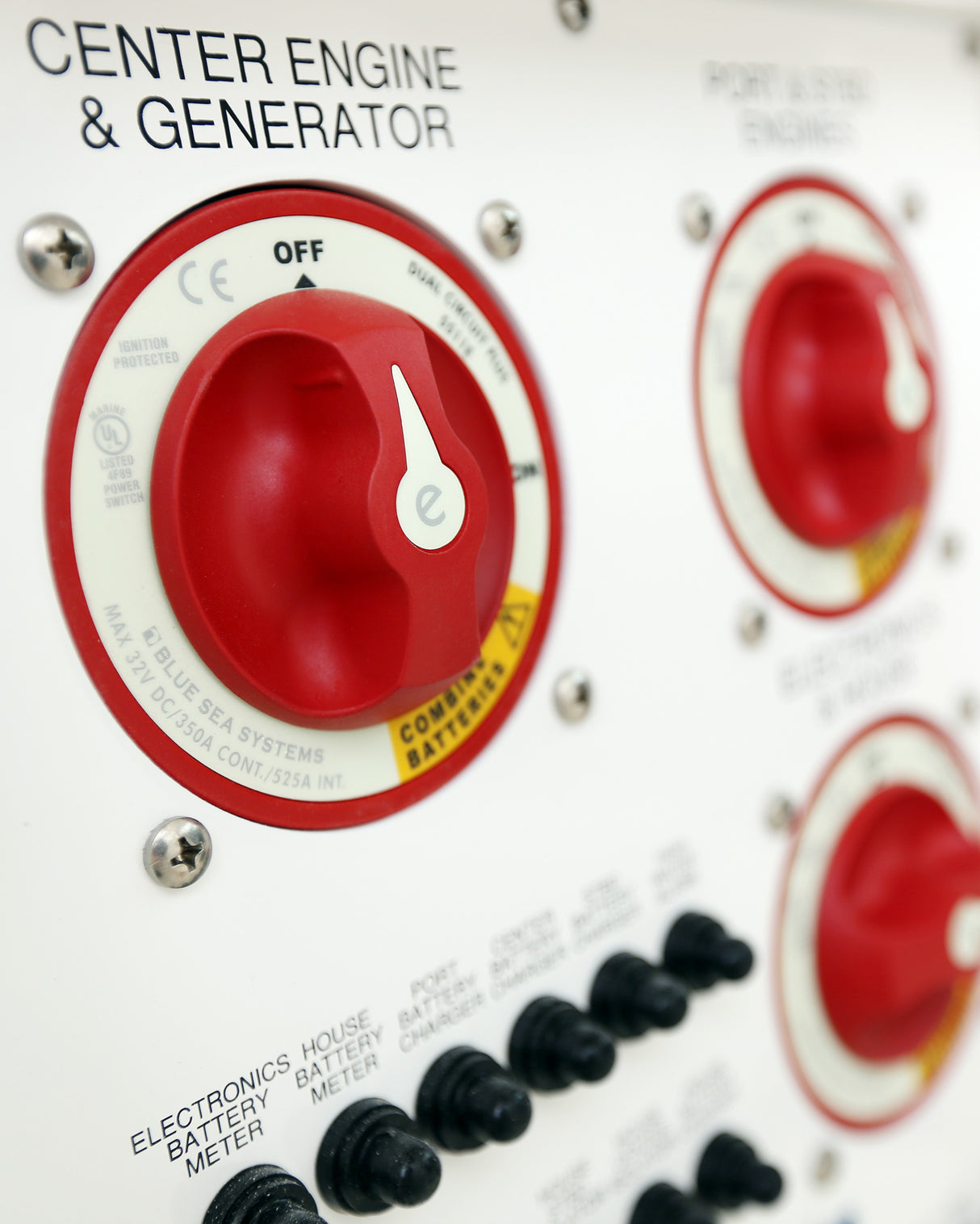 Blue Sea e-Series Dual Circuit Plus Battery Switch 5511E