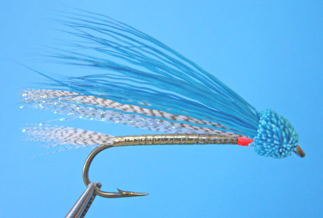 Dragonfly Rolled Muddler Blue #6