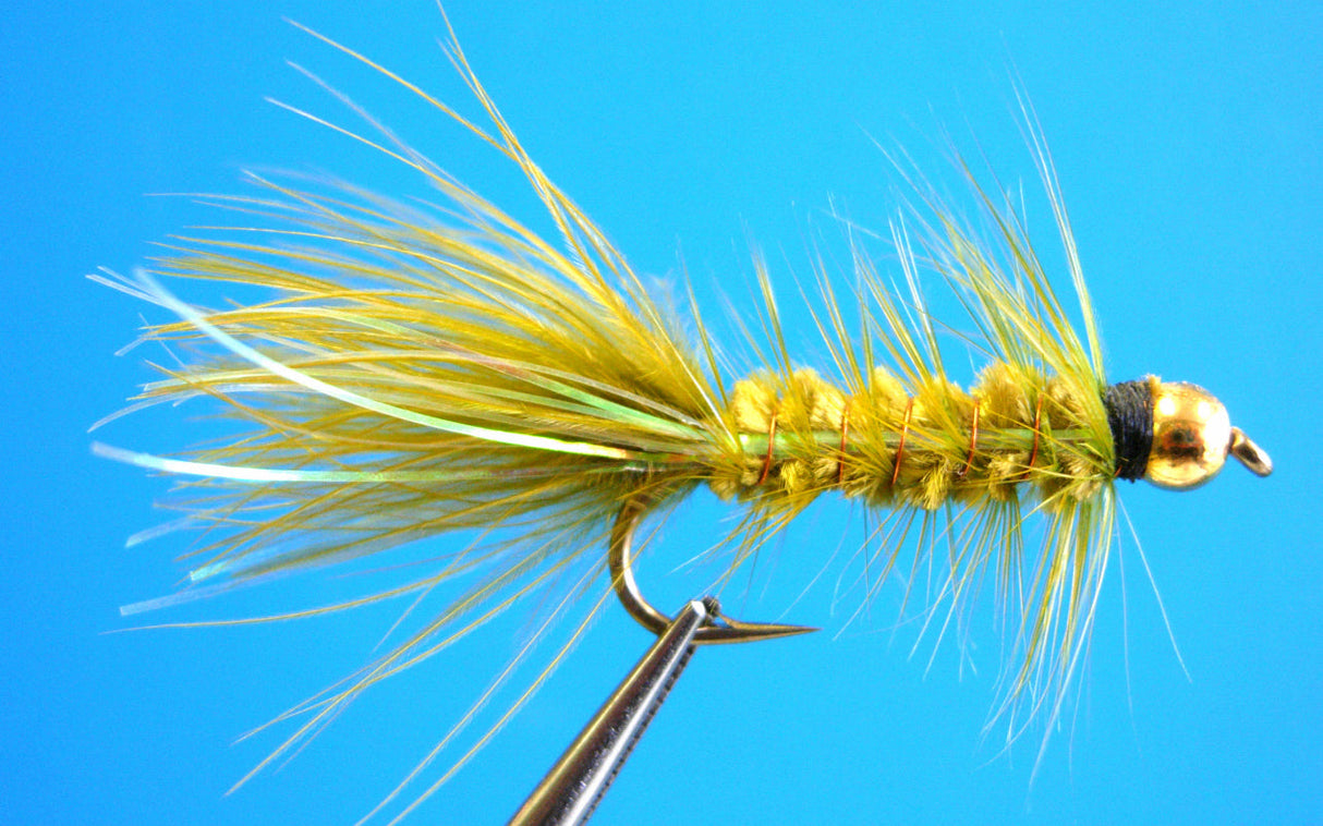 Dragonfly Bead Head Flash-A-Bugger Olive #10