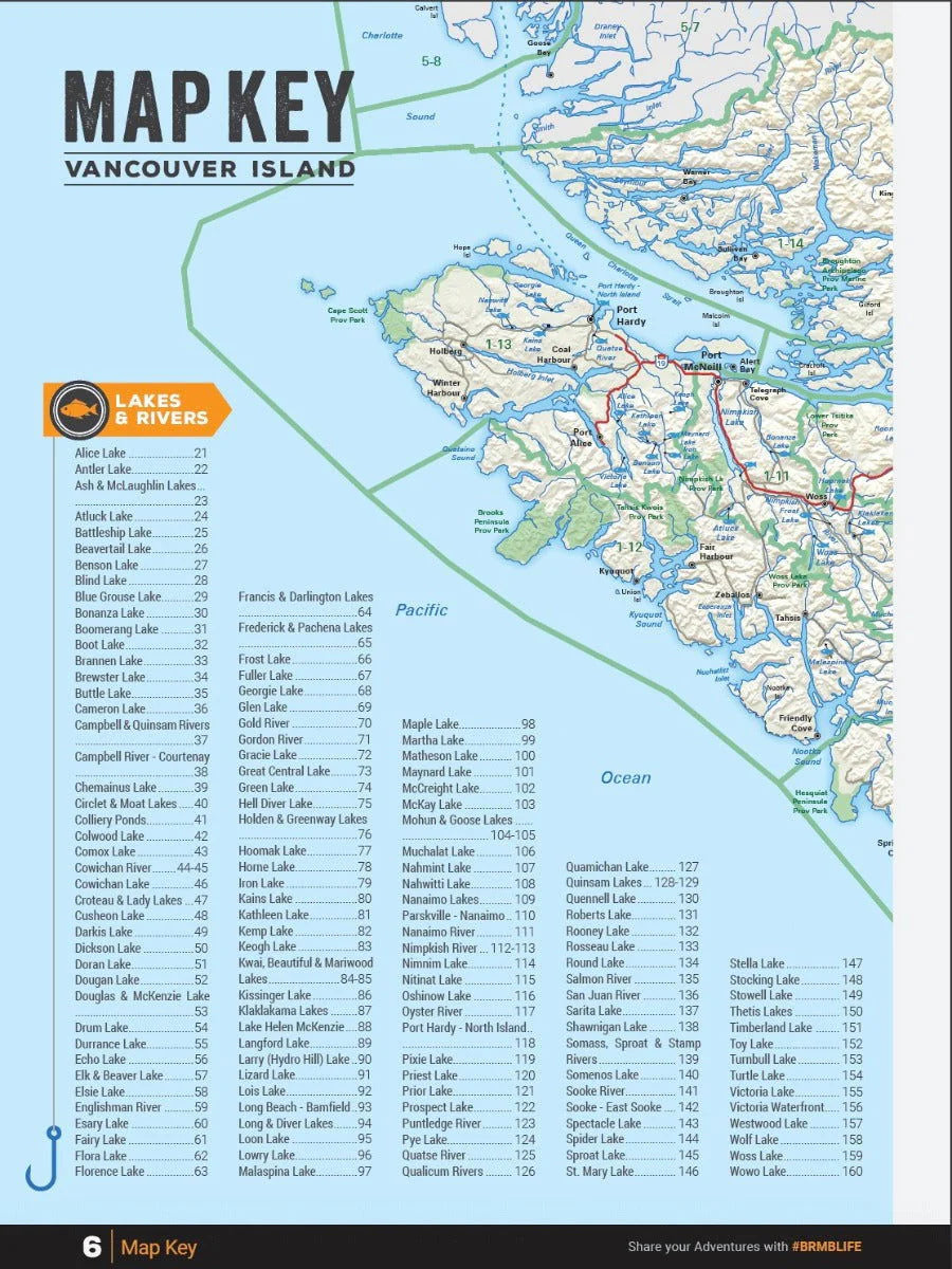 Vancouver Island Fishing Charts