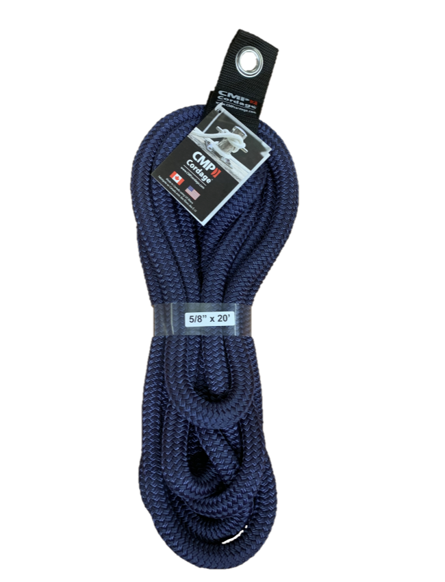 Canada Metal Dock Line - White - 1/2"