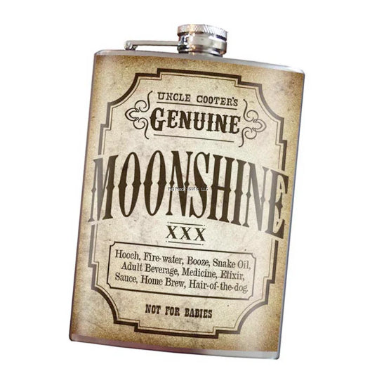 Lucky Jack 8oz Flask - Moonshine