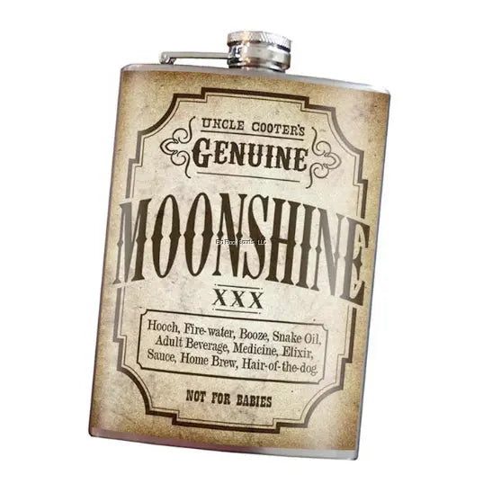 Lucky Jack 8oz Flask - Moonshine Lucky Jack
