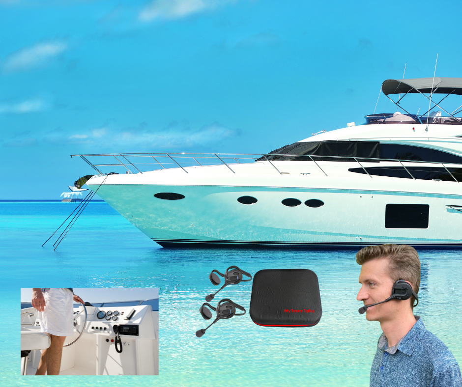 2Talk Bluetooth Communication Headsets for Boaters (Pair) - Marriage Savers
