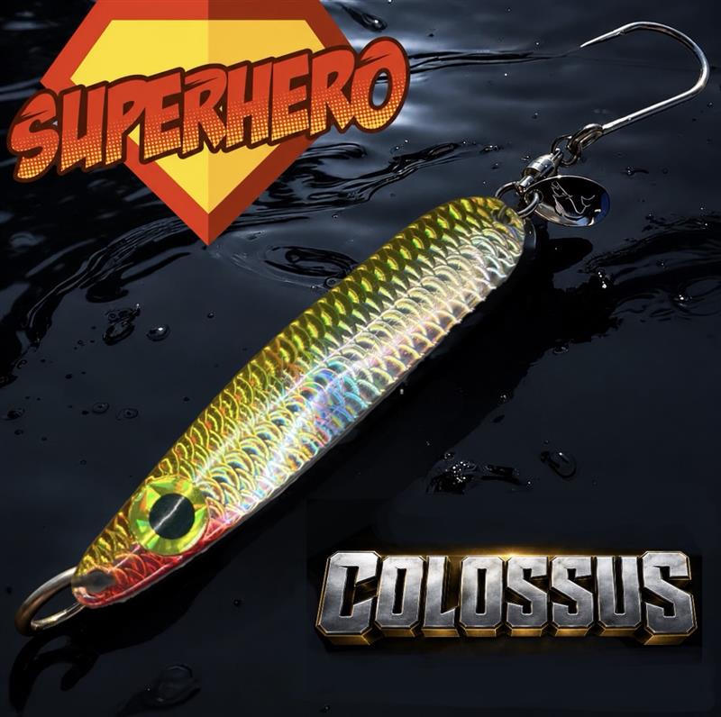 Westcoast Fishing Tackle Phat-E Super Hero Spoon UV - Colossus