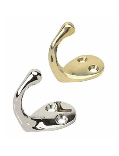 Seadog - Single Coat Hook - Horizontal Holes 671501-1 - Chrome