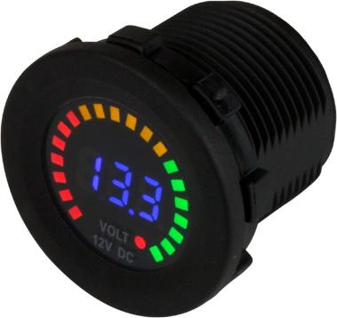 Seadog - RAINBOW DISPLAY DIGITAL VOLTMETER Injection Molded Nylon 421617-1
