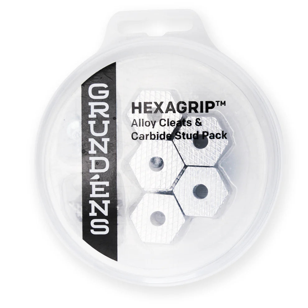 Grudnens HEXAGRIP™ Alloy Cleat & Carbide Stud Puck Pack