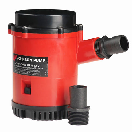 Johnson Bilge Pump 2200 GPH 12V 22004
