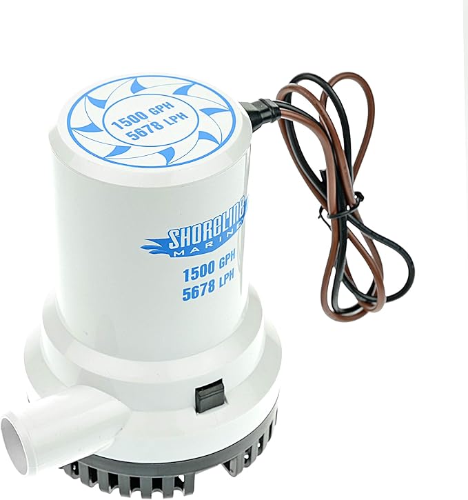 Shoreline Marine 1500 GPH Submersible Bilge Pump