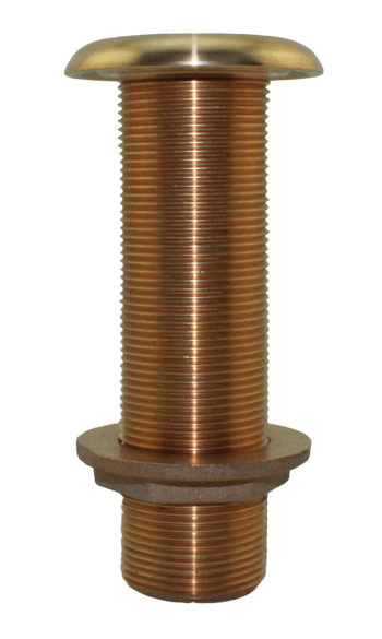Groco Bronze Thru-Hull, Extended Length THXL-750-W - 3/4"