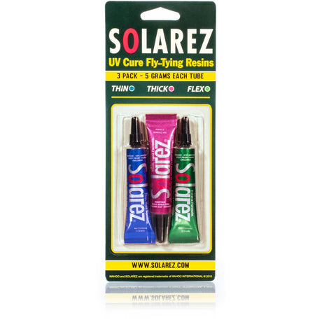 Solarez UV-Cure Fly-Tie Resin 3-Pack - 3 x 5 g (15 g Total)