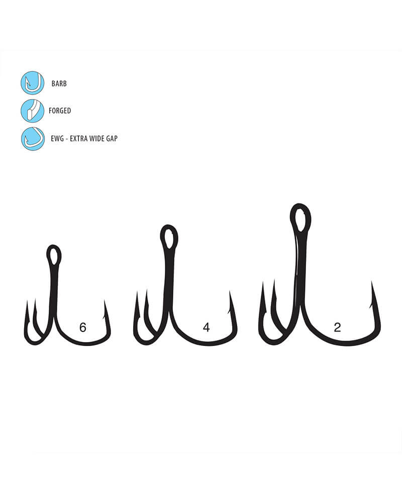 Gamakatsu Treble Hook 77109
