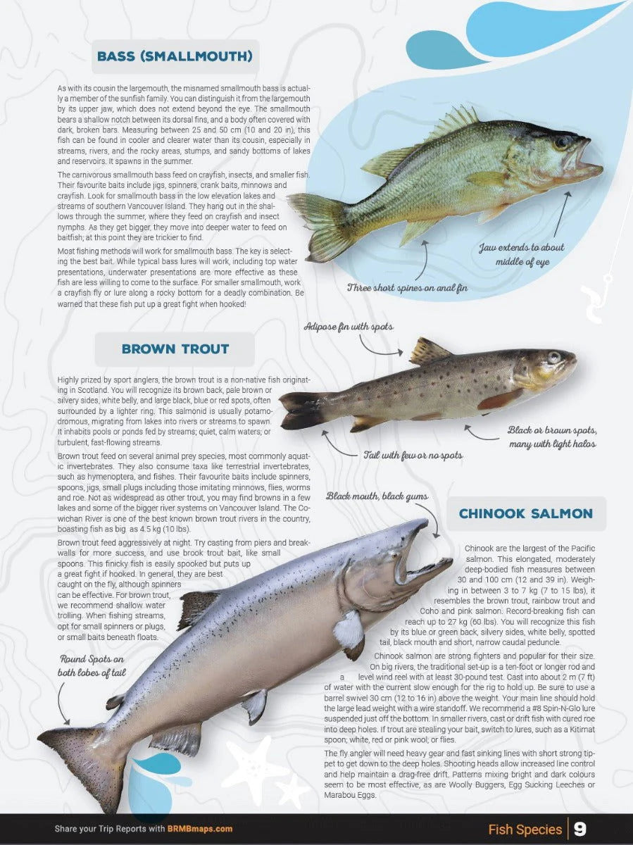 Vancouver Island Fishing Charts