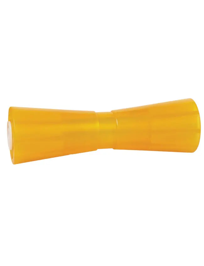 Tie Down Poly Vinyl Keel Rollers Amber - 12" Keel Roller Amber