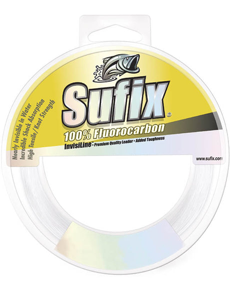 Sufix InvisiLine Fluorocarbon Leader - 110yds - 20lb x 110yds