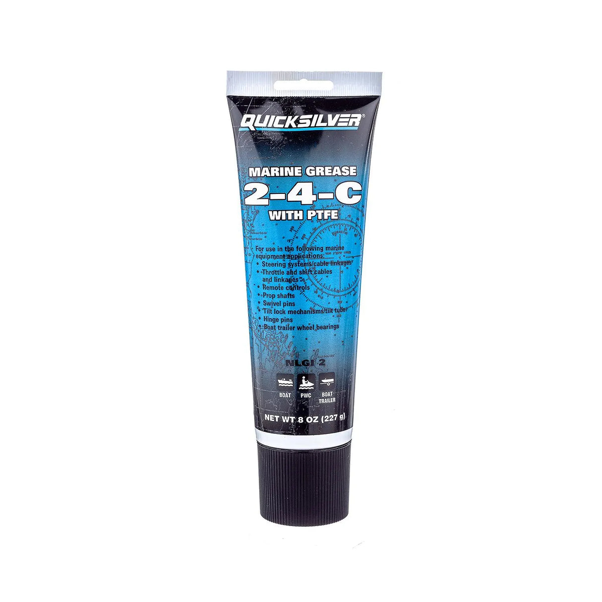 QUICKSILVER 2-4-C Marine Grease With Teflon - 8oz
