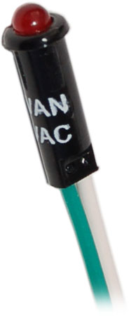 Blue Sea Systems LED Indicator Lights – 120V AC (Amber, Green, Red)