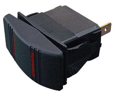 Seadog Illuminating Contura Rocker Switch 420211-1 - SPST On/Off