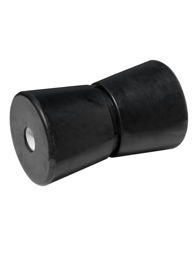 Tie Down Rubber Center Guided Keel Roller for 5/8 Black