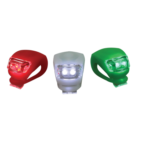 LALIZAS FLEXY Emergency Navigation LED Light Set – 3 Pack (Red, Green, White)