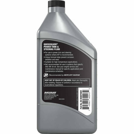 Quicksilver 92-858075Q01 Power Trim & Steering Fluid