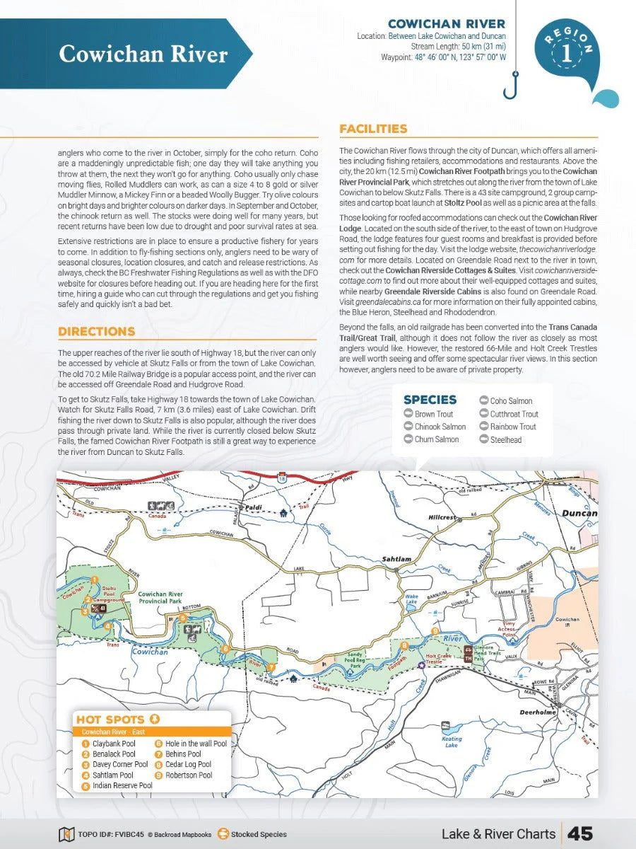 Vancouver Island Fishing Charts