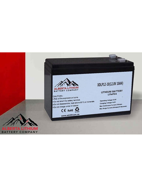 Alberta Lithium 12V / 10AH Deep Cycle LiFePO4 Battery
