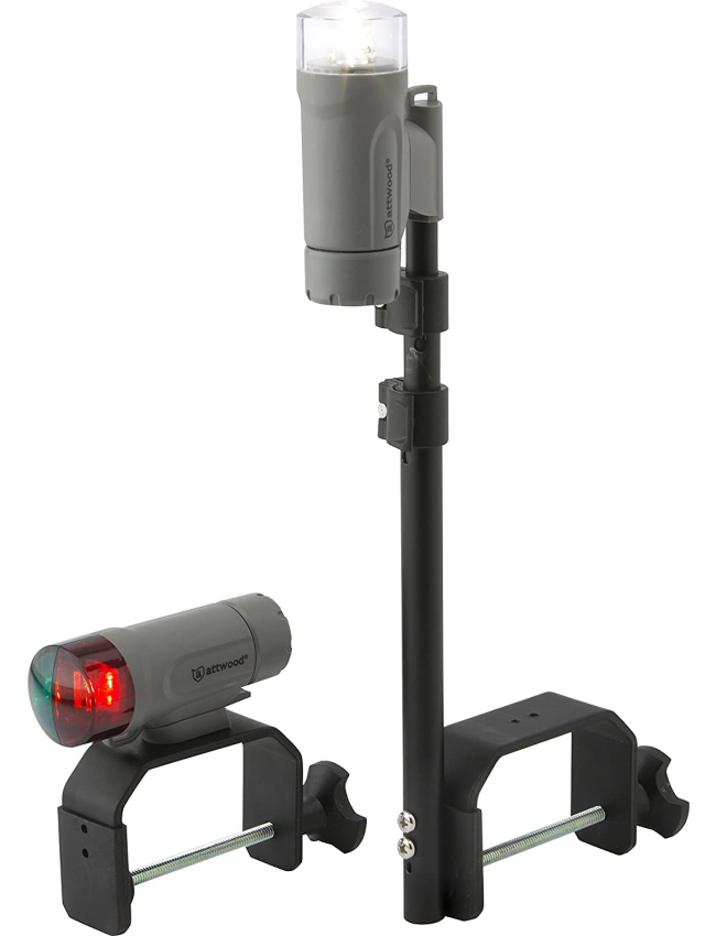 Attwood Water-Resistant Portable Clamp-On LED Light Kit 14190-7