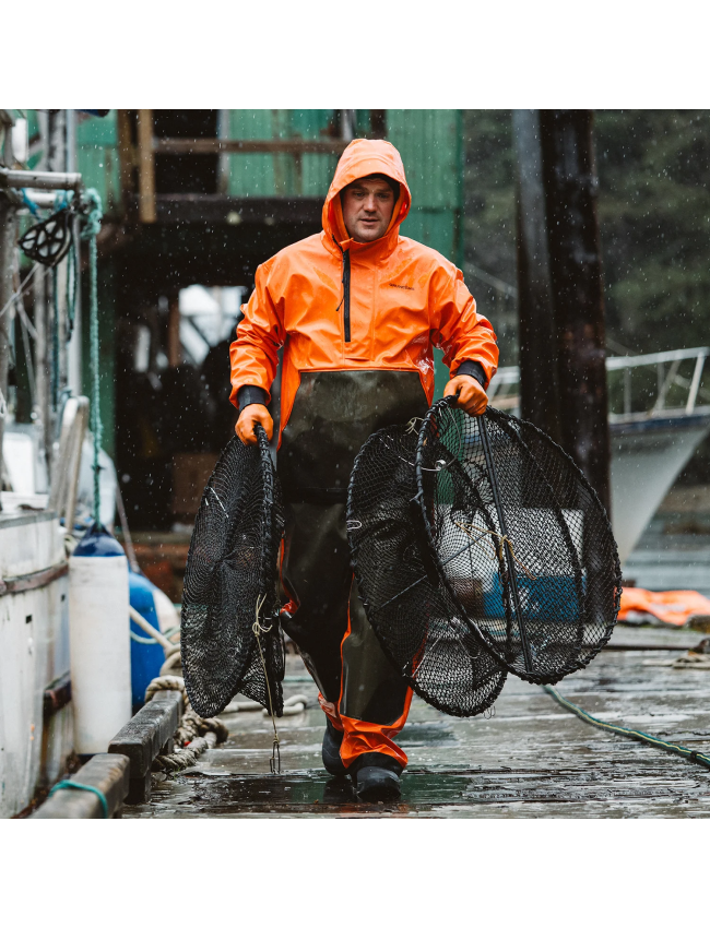 Grundens Neptune Armored Anorak 10208-OR-S - XL