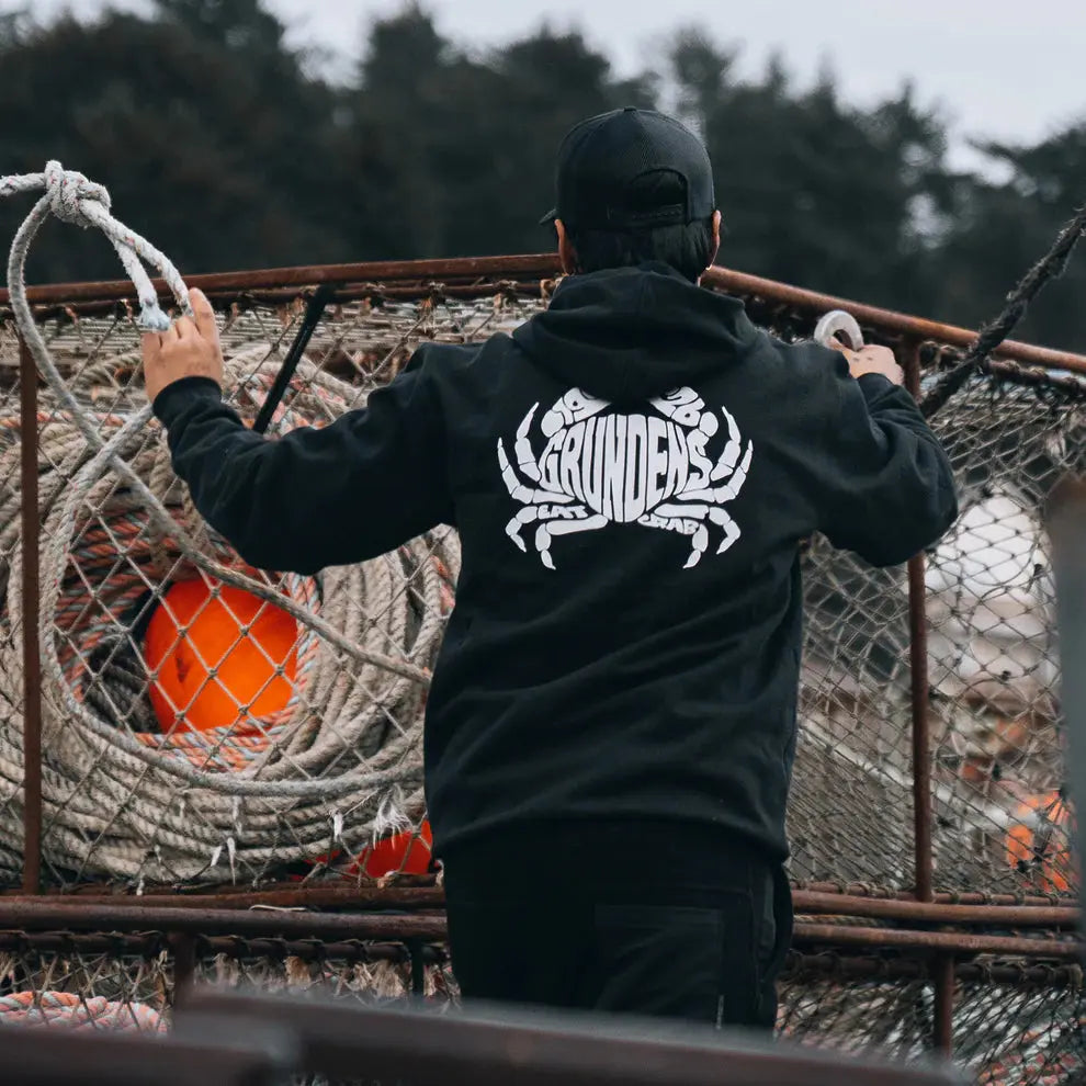 Grundens Crab Eat Your Words DWR HD Hoodie Grundens
