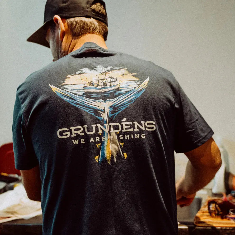 Grundens Tuna Tailscape SS T-Shirt Grundens