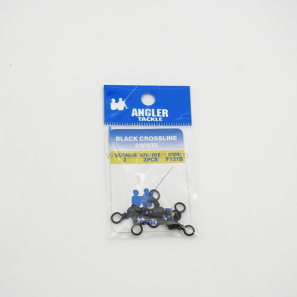 Angler F131B Crossline Swivel - Black Angler Tackle