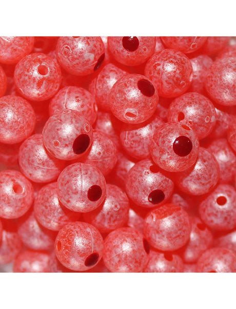 TroutBeads Blood Dot Eggs - Natural Roe - 8mm (15pk)