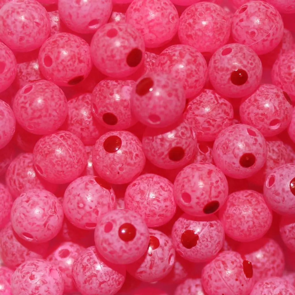 TroutBeads Blood Dot Eggs - Cerise Egg TroutBeads