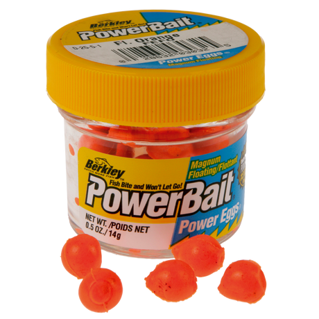 Berkley Powerbait Eggs Magnum Floating - Fluorescent Orange