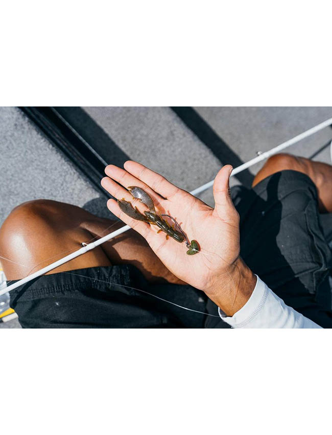 Berkley PowerBait Chigger Craw 3" - Green Pumpkin