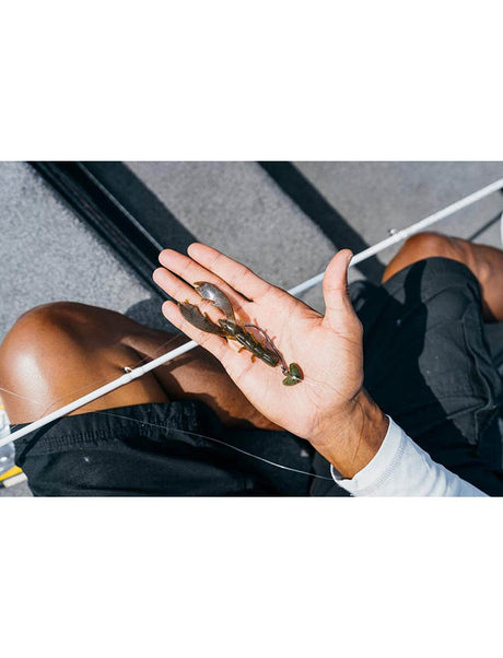 Berkley PowerBait Chigger Craw 3" - Green Pumpkin