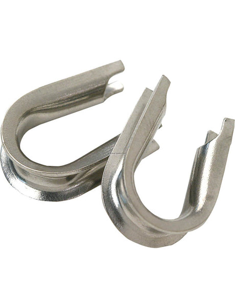 Billfisher Stainless Thimbles - Medium 10 pack