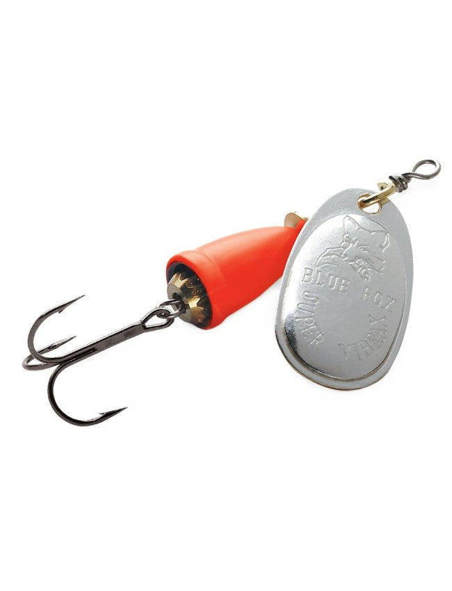 Blue Fox Vibrax Mid Depth - Silver/Flo. Red 60-40-113IC - #4