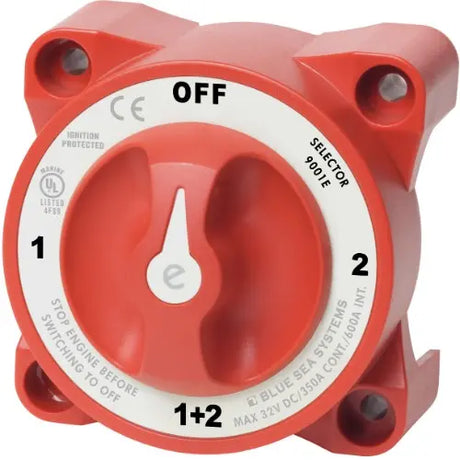 Blue Sea - Standard Battery Switches 9001E - 4POS 350A W/FD