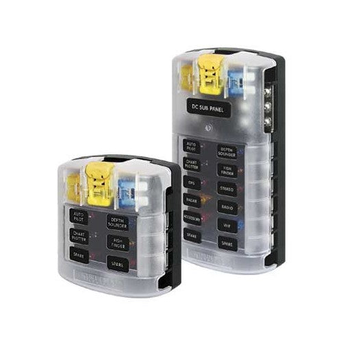 Blue Sea - ATO/ATC Fuse Blocks 5028 - 6 Circuit with cover