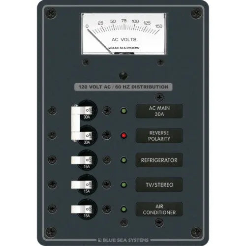 Blue Sea - AC Main Circuit Breaker Panels 8077 - BSS 8079 Main Only