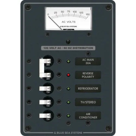 Blue Sea - AC Main Circuit Breaker Panels 8077 - BSS 8079 Main Only