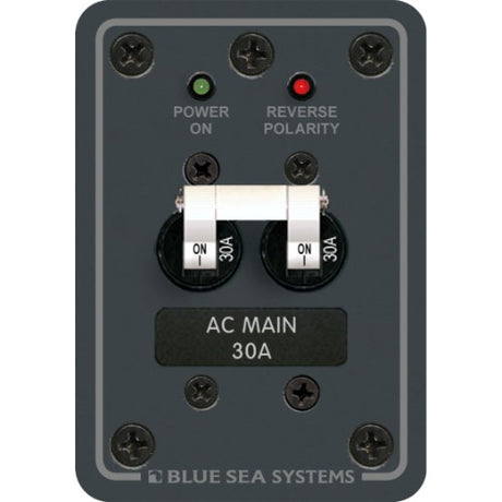 Blue Sea - AC Main Circuit Breaker Panels 8077 - BSS 8043 Main & 3 Positions