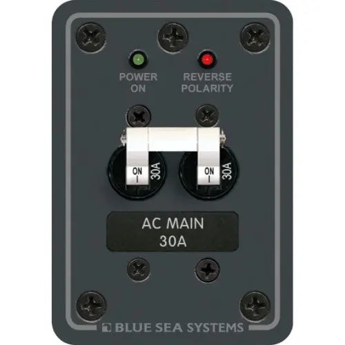 Blue Sea - AC Main Circuit Breaker Panels 8077 - BSS 8043 Main & 3 Positions